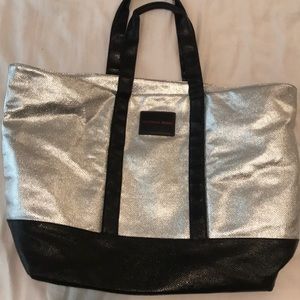Victoria’s Secret silver weekend bag